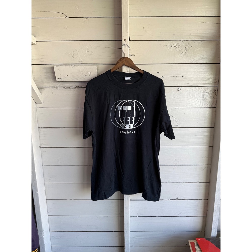 Bauhaus Band Graphic T-Shirt Mens XL Black Anvil Cotton Rock Goth Post-Punk Tee